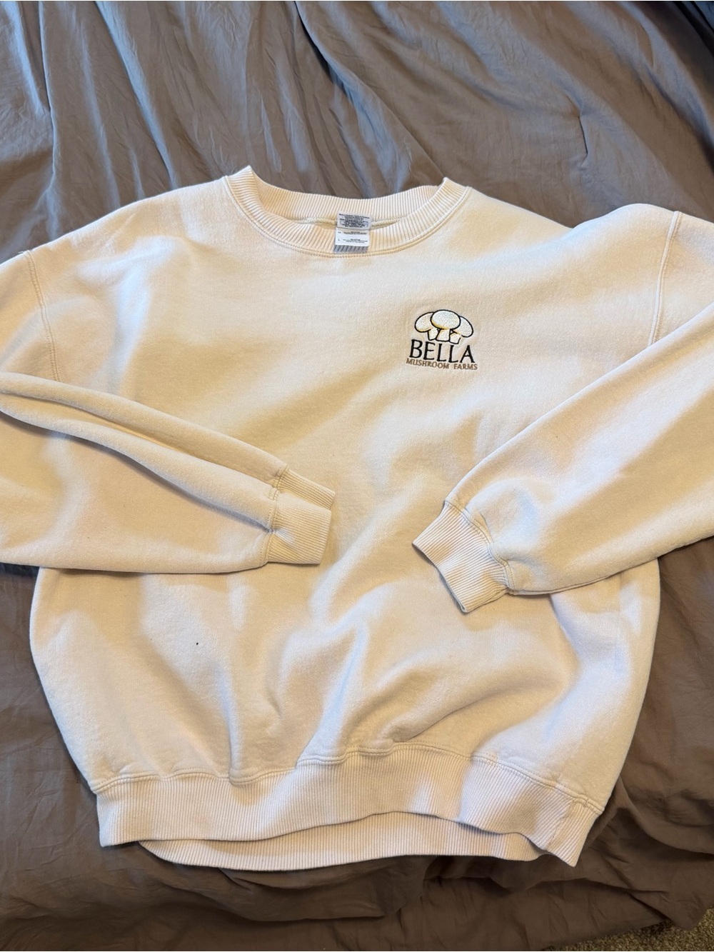 Cream Crewneck Sweatshirt - Unisex